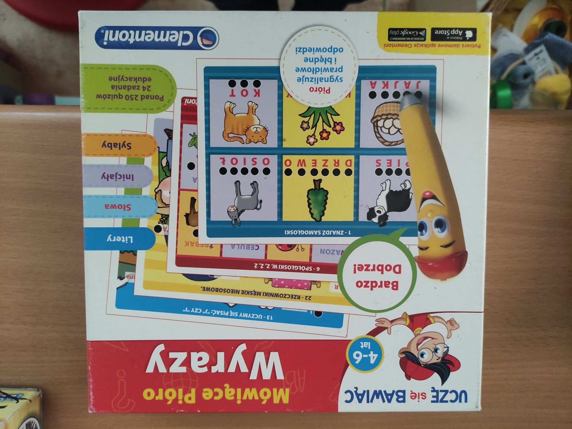 Zestaw gier edukacyjnych dla dzieci, język angielski