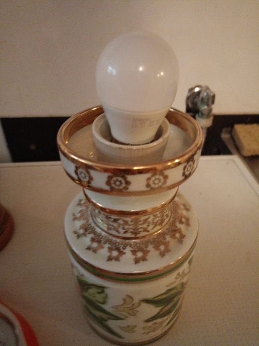 Lampa nocna porcelanowa nowa