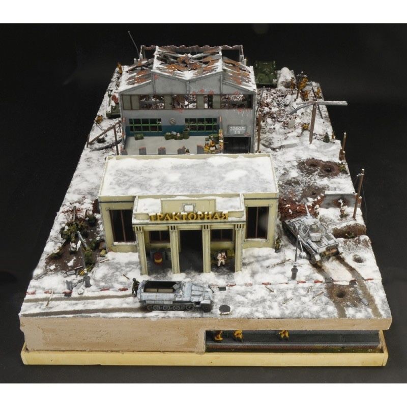 Stalingrad Siege 1942 model diorama 1/72 Italeri 6193