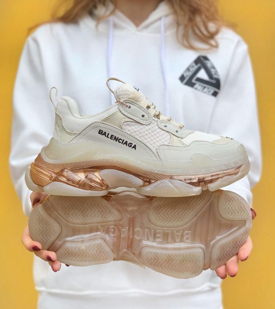 Buty Balenciaga Triple S Gold Sole 36-40 damskie trampki