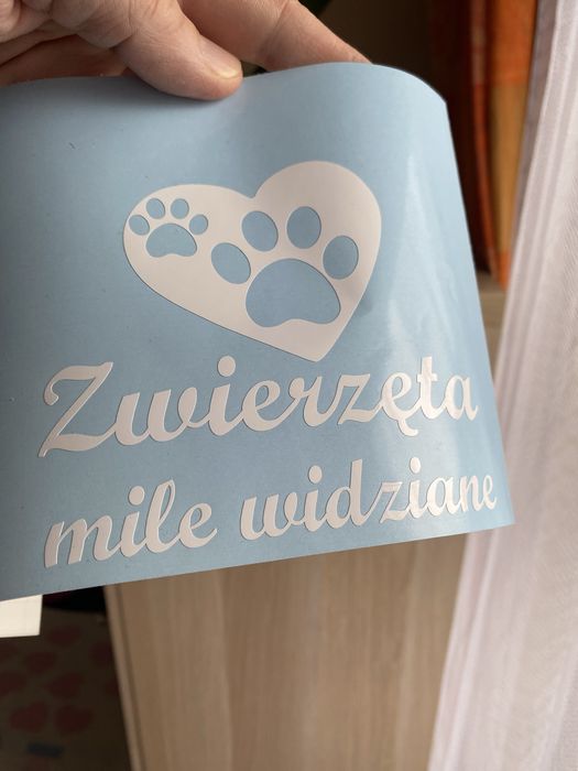Naklejka, Zwierzęta mile widziane