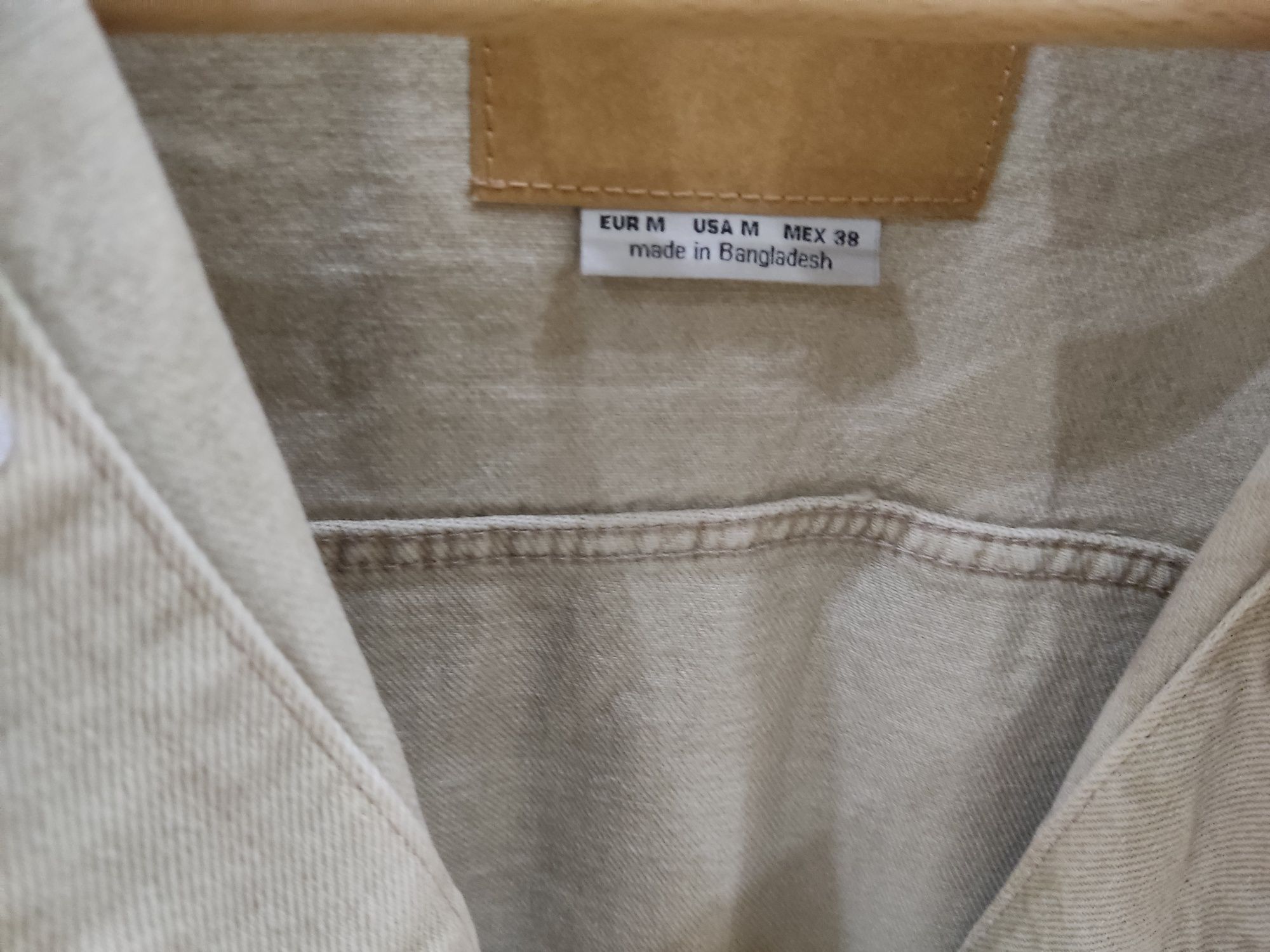 Kurtka jeans jasny pull and  bear nowa nieużywana bez metki M