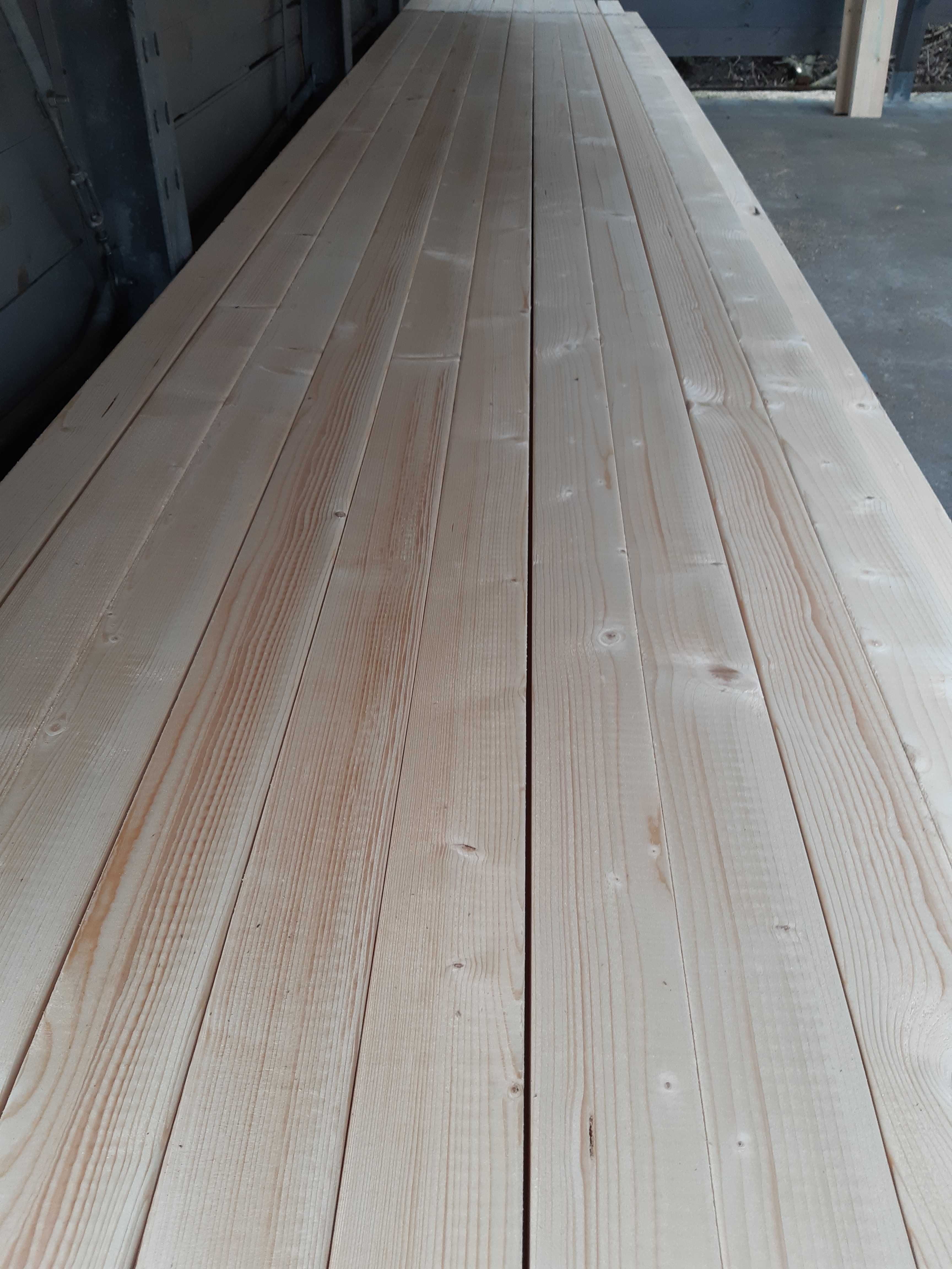 Drewno konstrukcyjne świerkowe suszone i strugane 45x120mm