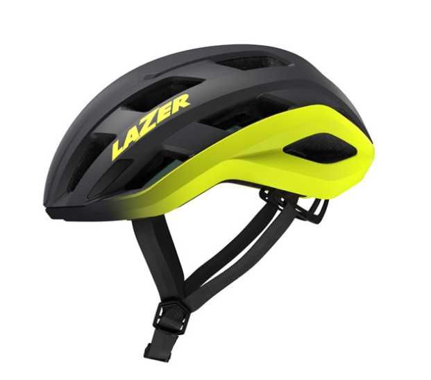 Lazer STRADA KinetiCore matte dark grey flash yellow L 58-61cm NOWY