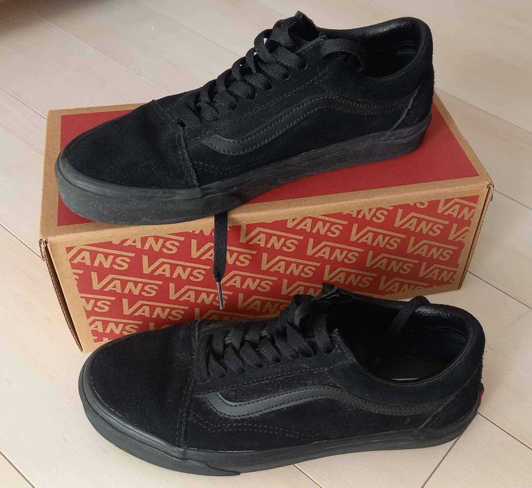Vansy - Old Skool - czarne, zamszowe, rozmiar 40