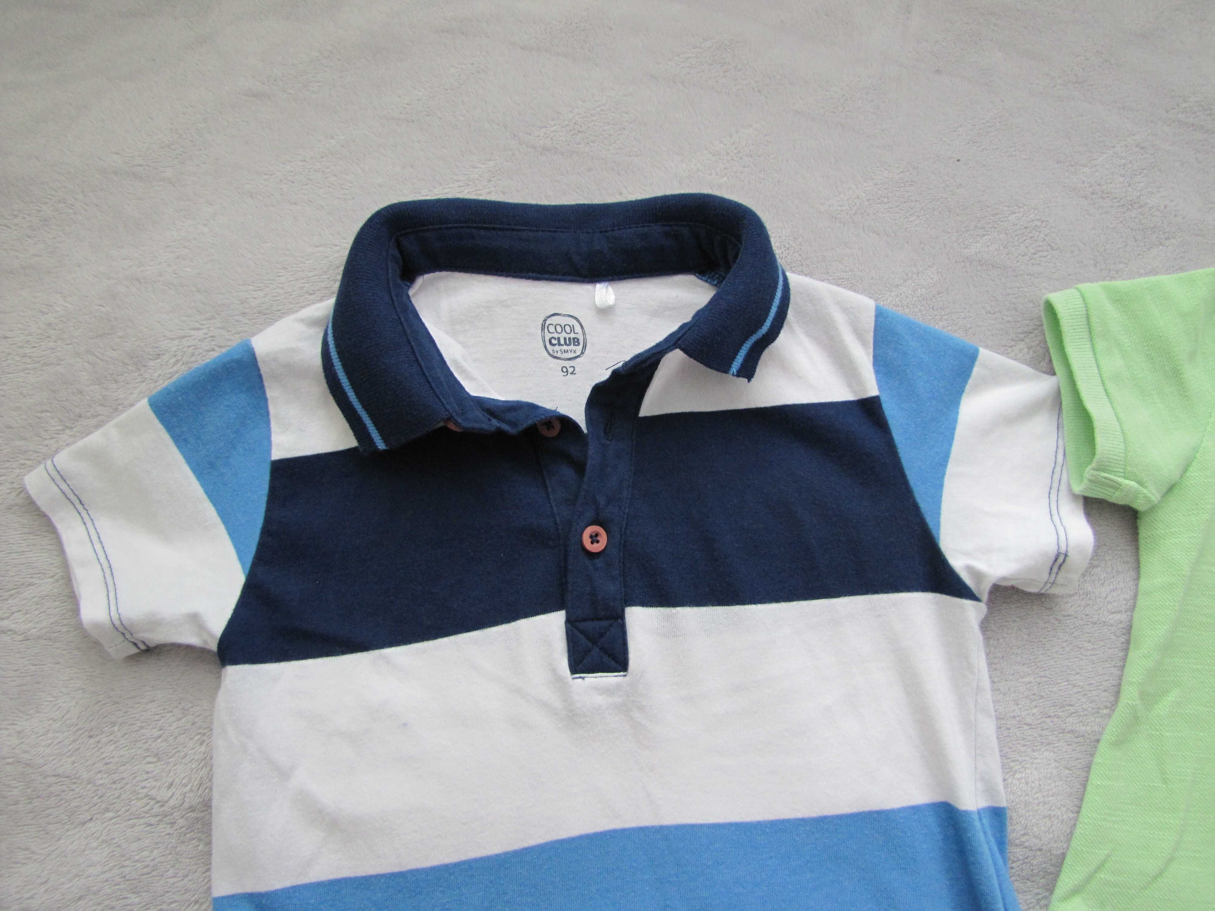 2 szt koszulki polo  Reserved  Cool club 92-104