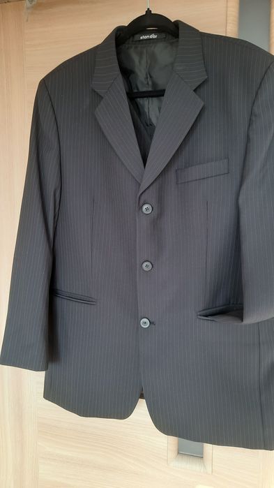 Garnitur męski czarny roz.170/96