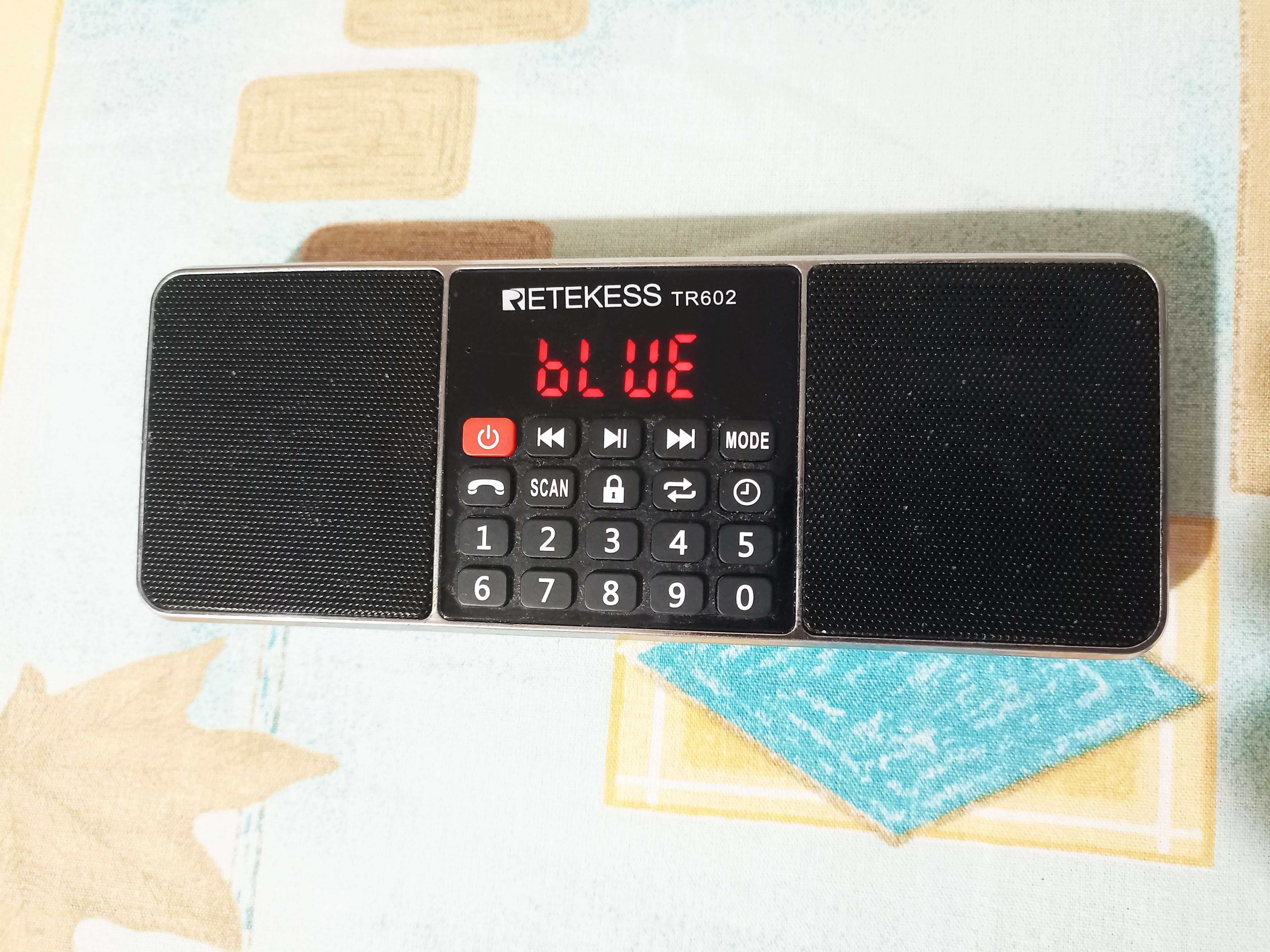 Радио RETEKESS TR602 с Bluetooth, с AM FM, звуковая колонка, микрофон