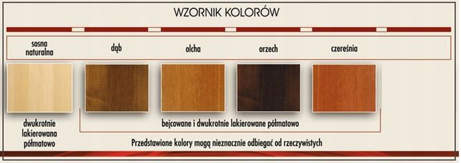 Komoda drewniana sosnowa 90/1d/6s producent mebli