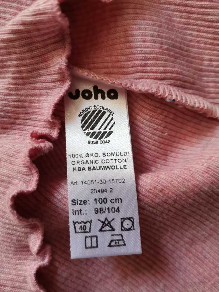 21 zł Koszulka różowa z krótkim rękawem rozmiar 98/104 Joha