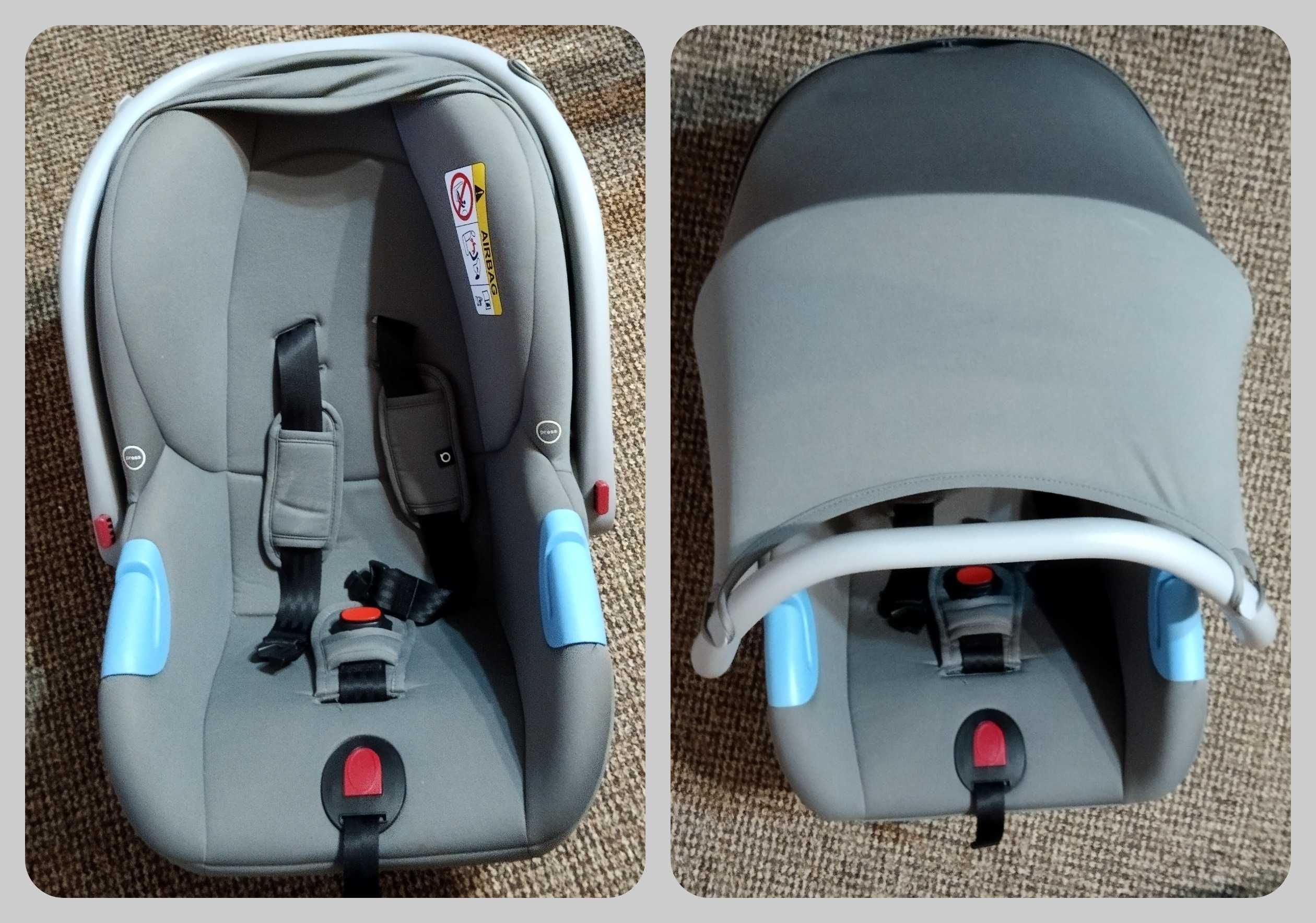 Автокресло Анекс Anex m/type e/type Серый Gray SS-02