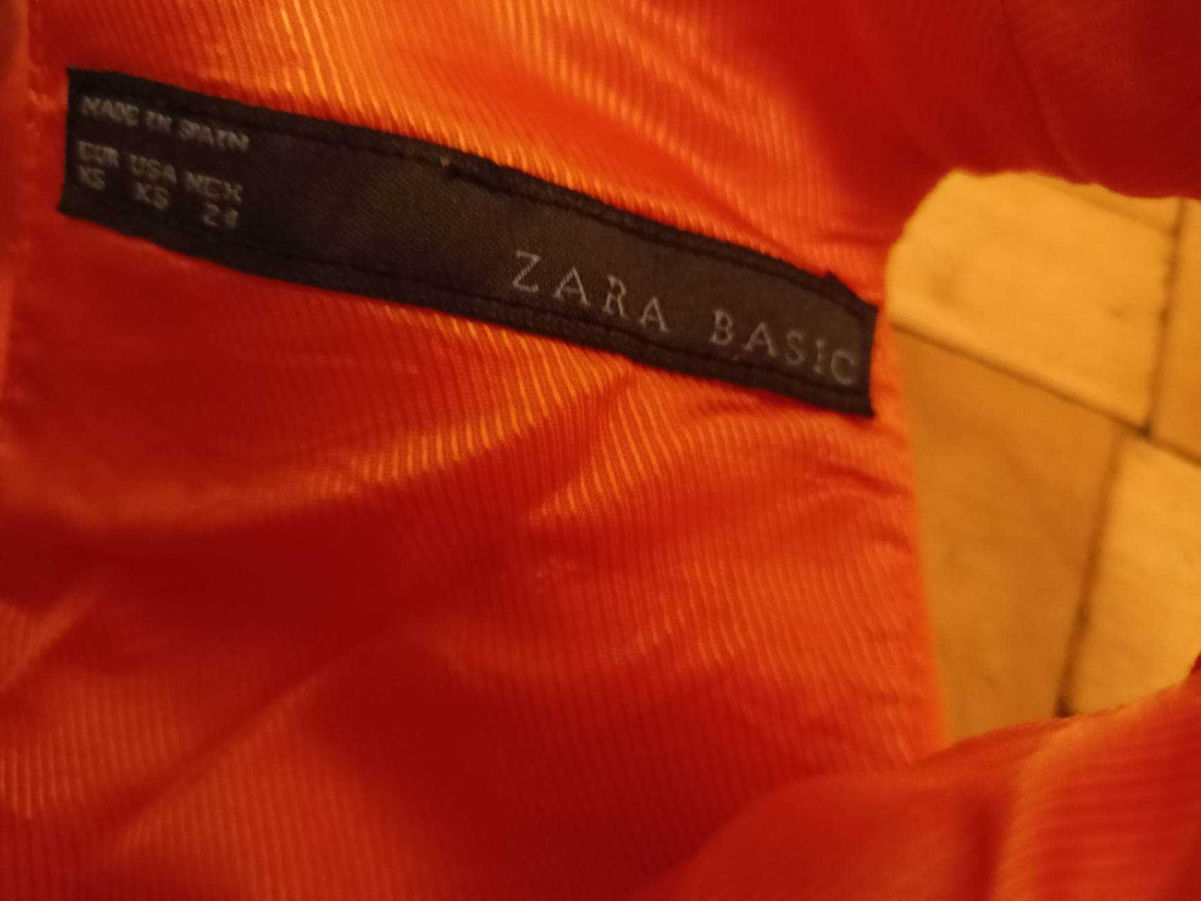 Sukienka pomarańczowa Zara