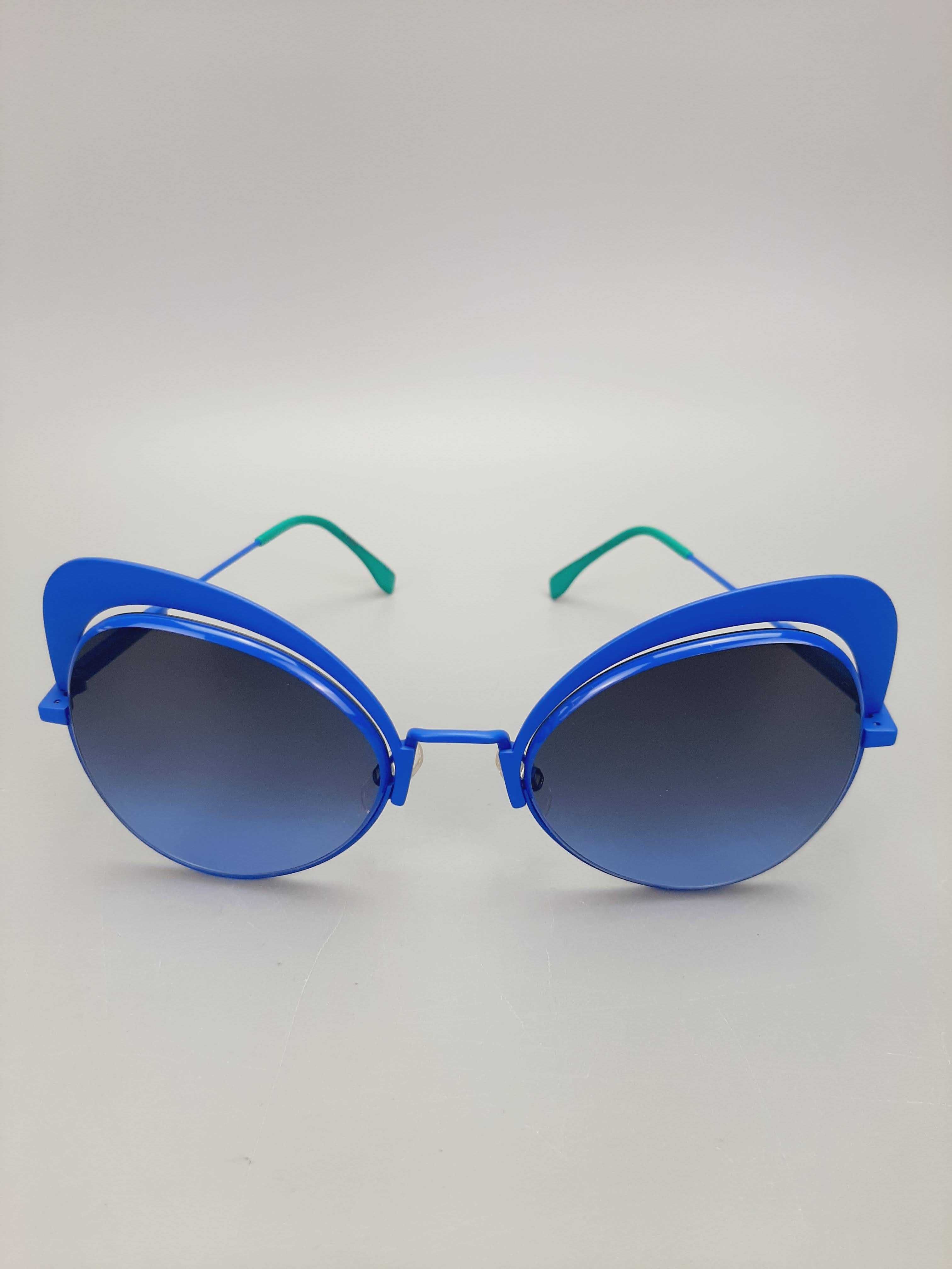 Okulary Przeciwsłoneczne FENDI FF0247/S Blue #9