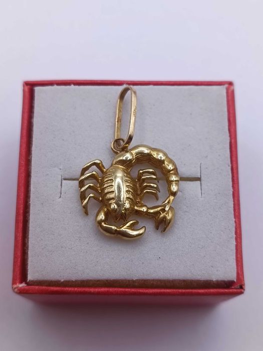 Złota Zawieszka Złoty Wisiorek Znak Zodiaku Skorpion PR.585 969/11/25s