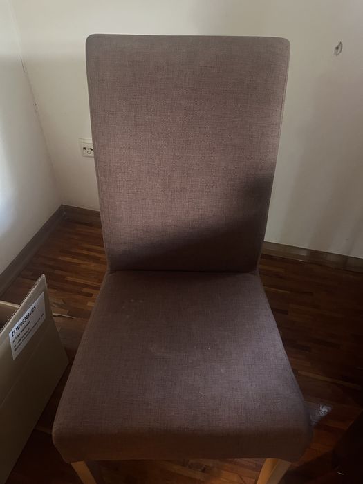 Krzesła 8 szt tapicerowane