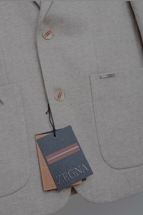Zegna marynarka męska z wełny – wersja casual/business