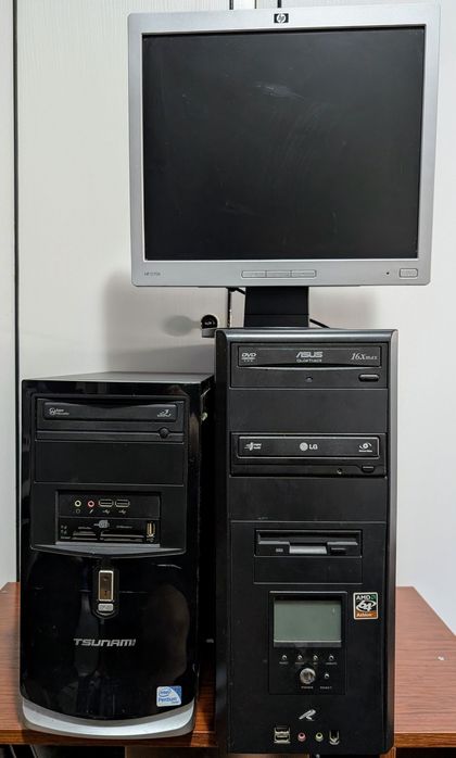 2 Desktops e 1 Monitor