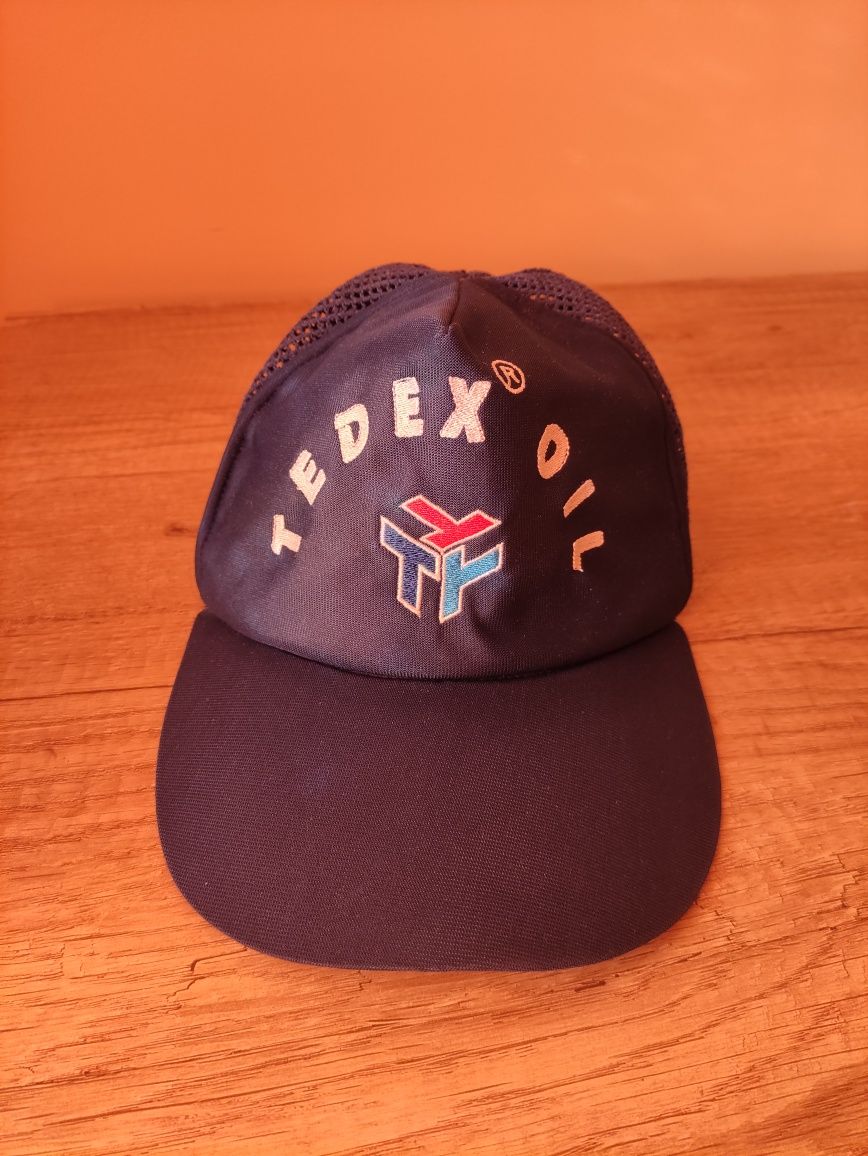 Czapka z daszkiem Tedex Oil gadżet rajdy lata 90 Tedex Rally Team