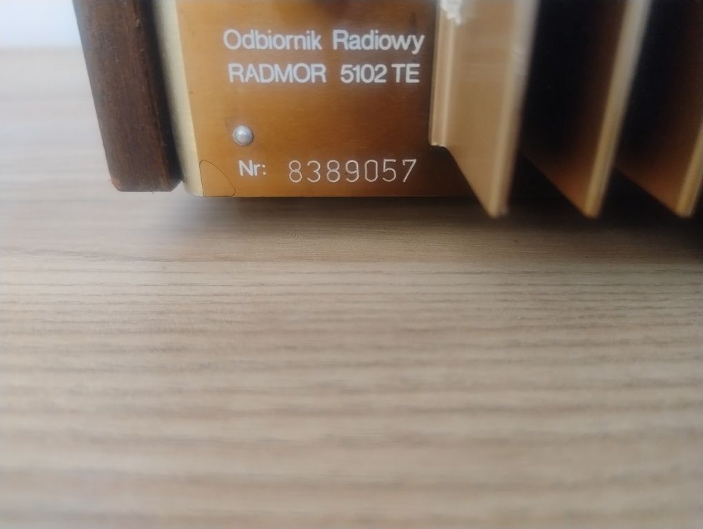 Amplituner Unitra Radmor 5102TE przestrojony.