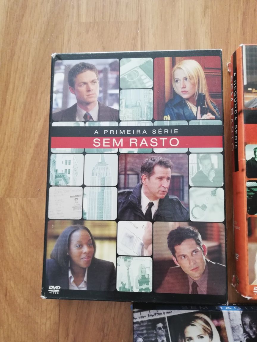 DVDs Sem Rasto/Without a Trace Série TV temporadas 1,2 e 3