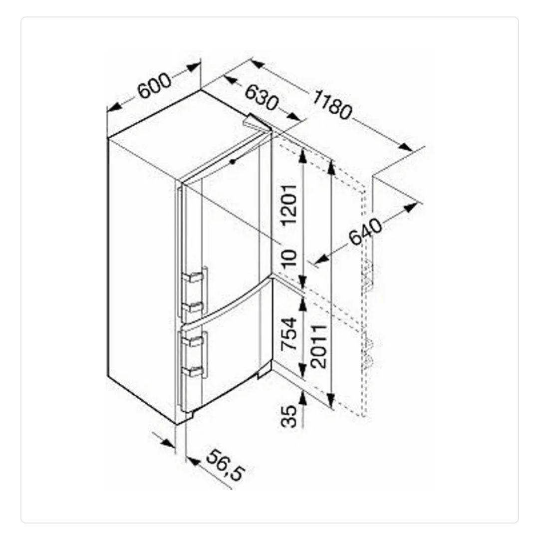 Холодильник Liebherr двухкамерный