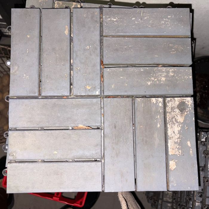 Drewniane płytki tarasowe