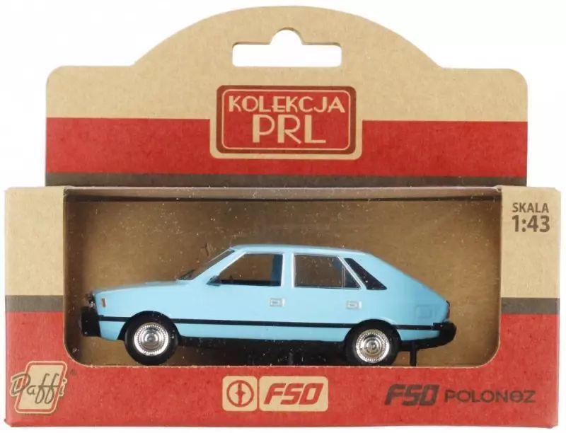 Kolekcja PRL FSO Polonez niebieski. Daffi