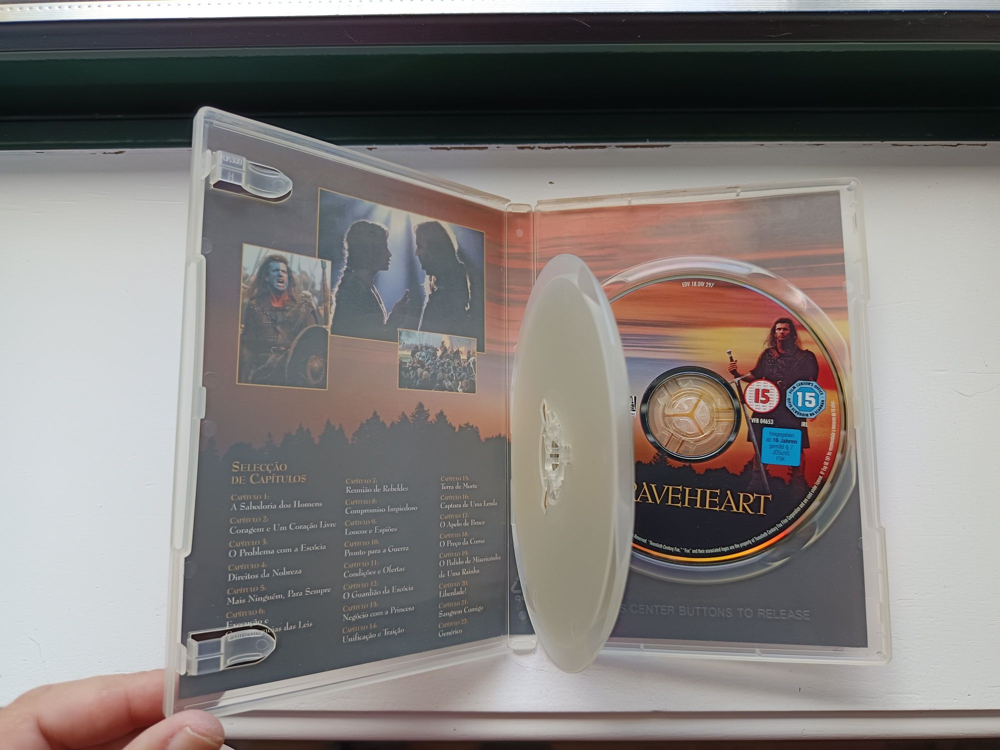 DVD edição especial 2 DVDs braveheart