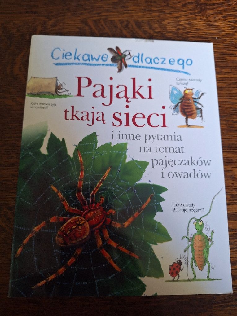 Ciekawe dlaczego Pająki tkają sieci i inne pytania na temat pajęczaków