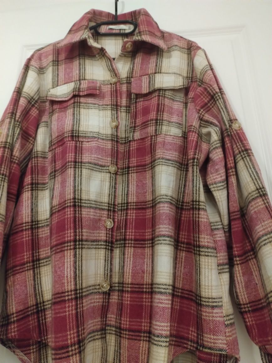 Koszula flanelowa w kratkę damska r. XXL