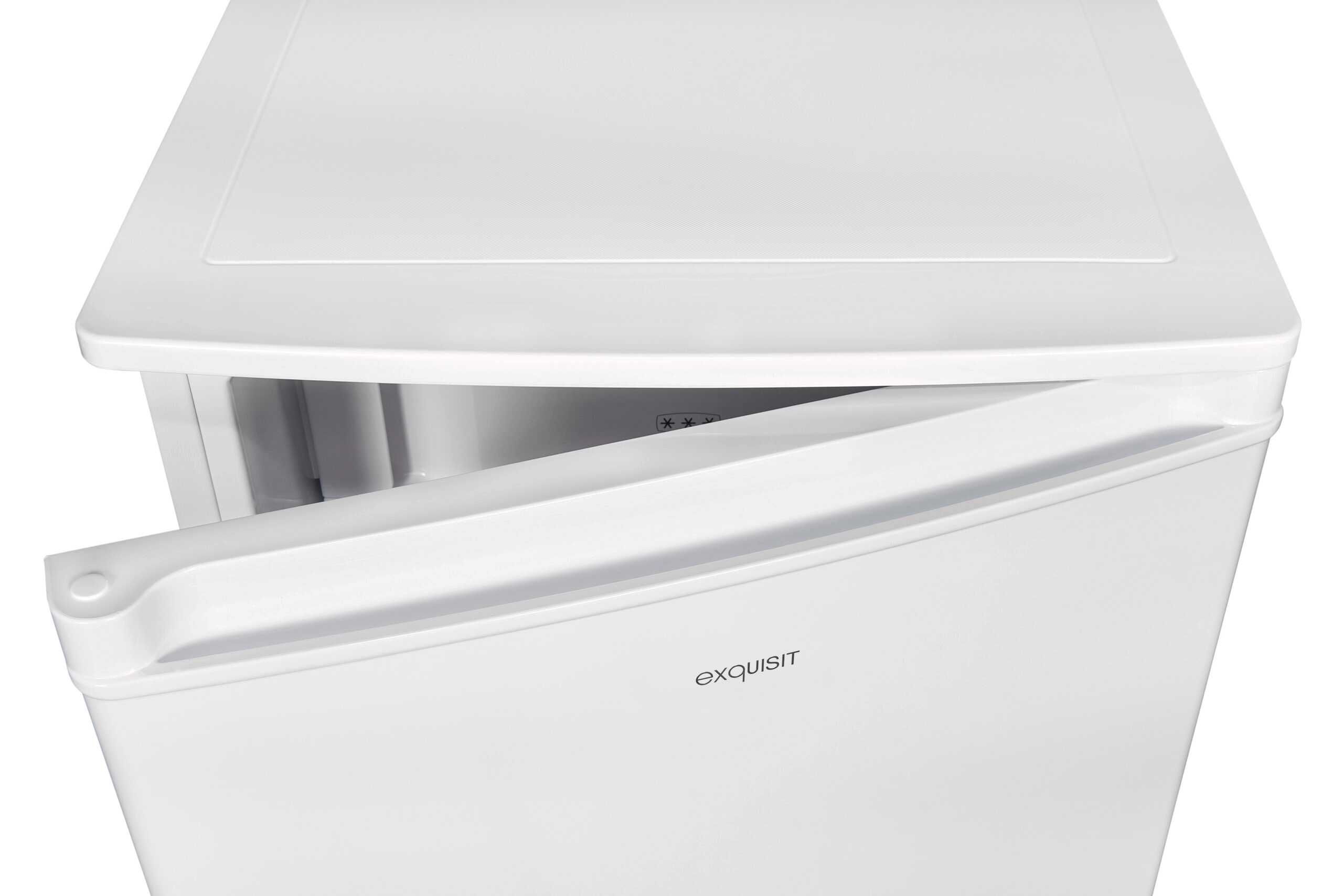 Lodówka jednodrzwiowa z zamrażarką Exquisit KS117-3/041E, 81L, 85cm