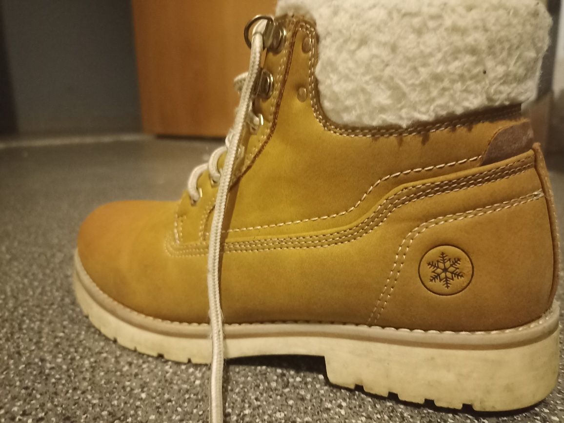Botas camel usadas