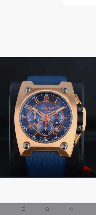 WYLER Geneve Code R gold 18K złoto 750 breitling panerai hublot omega