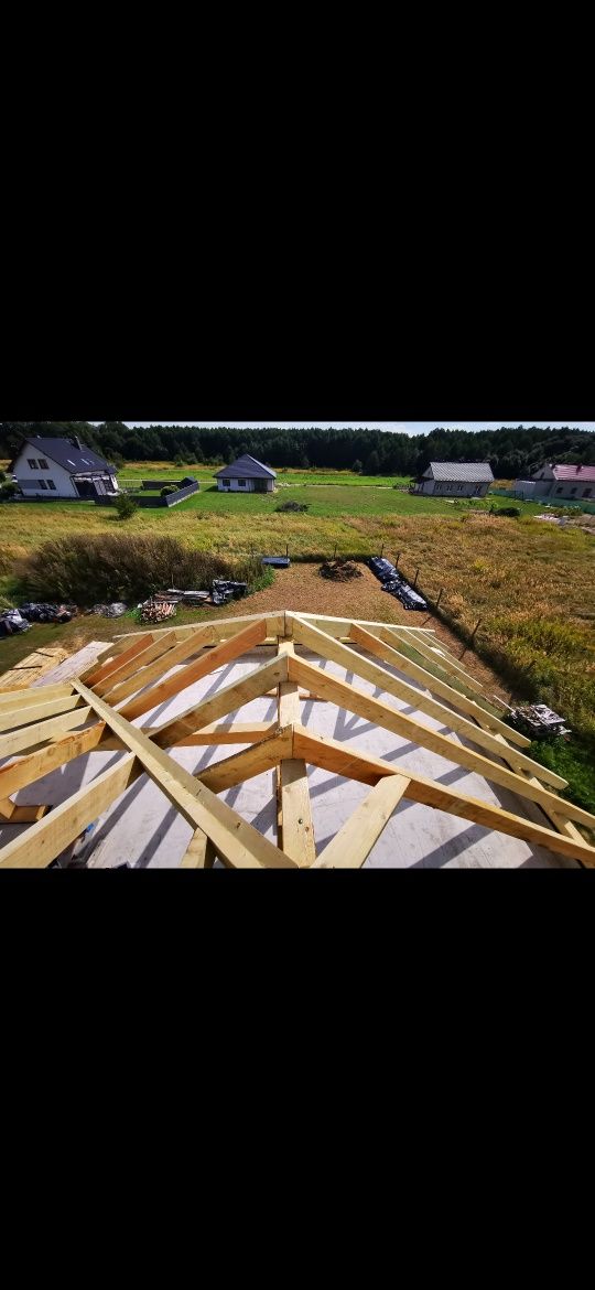 Profesjonalne wykonanie więźby dachowej Cieśla dekarz ciesielstwo dach