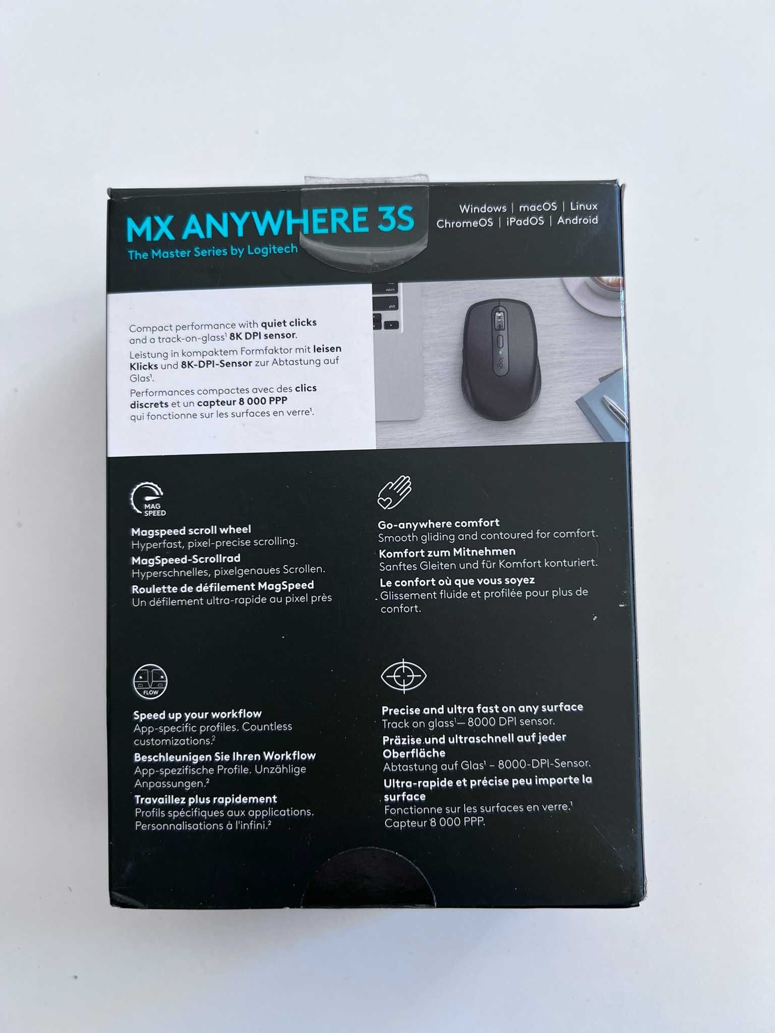 Logitech MX Anywhere 3S Grafitowy mysz bezprzewodwa