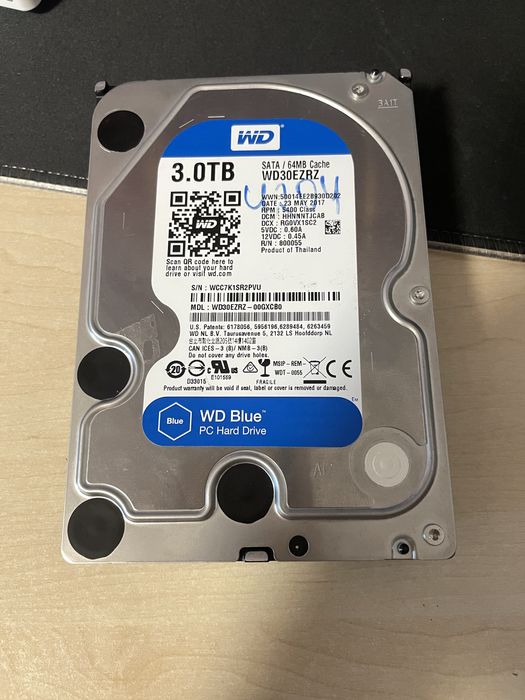 Жорсткий диск  WD blue 3tb у ідеальному стані