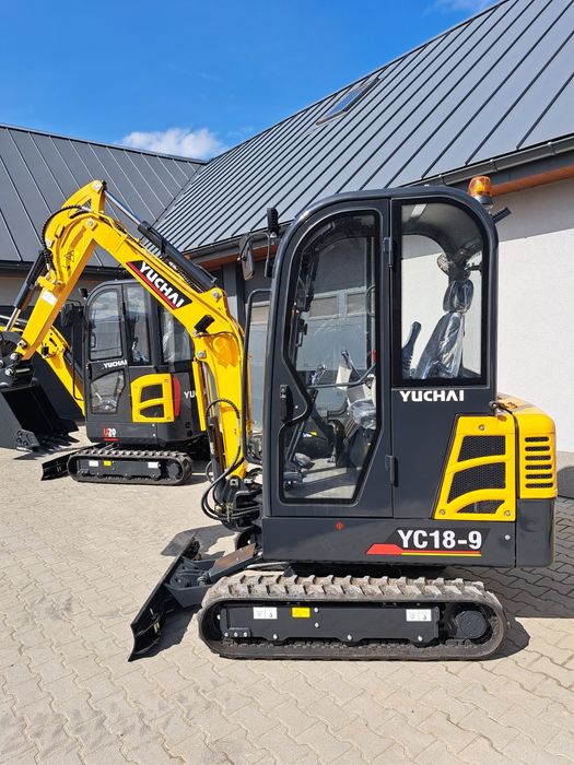 Minikoparka Yuchai YC18, 1800kg , Yanmar, 2 biegi, Promocja