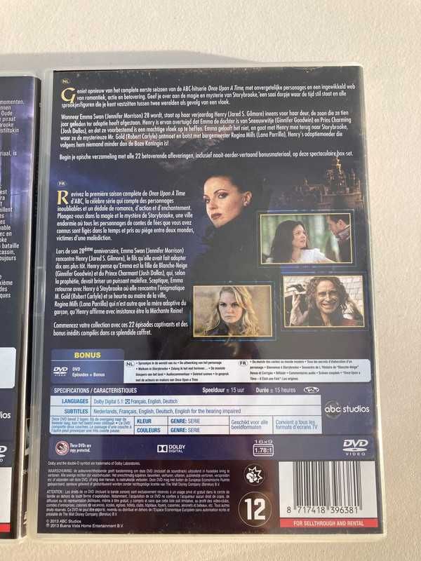 Dvd primeira e segunda temporada Once Upon a Time