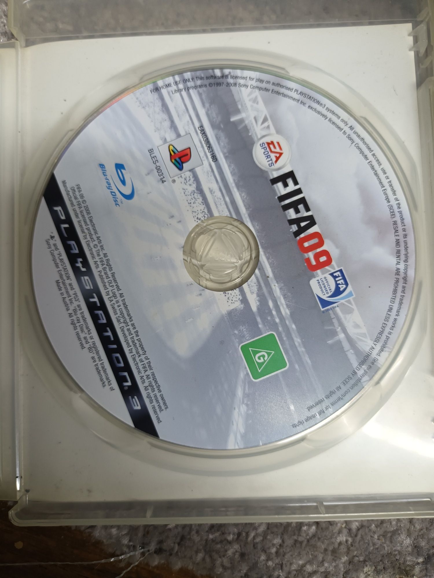 Gra Fifa 2009 PlayStation  Możliwa wysyłka