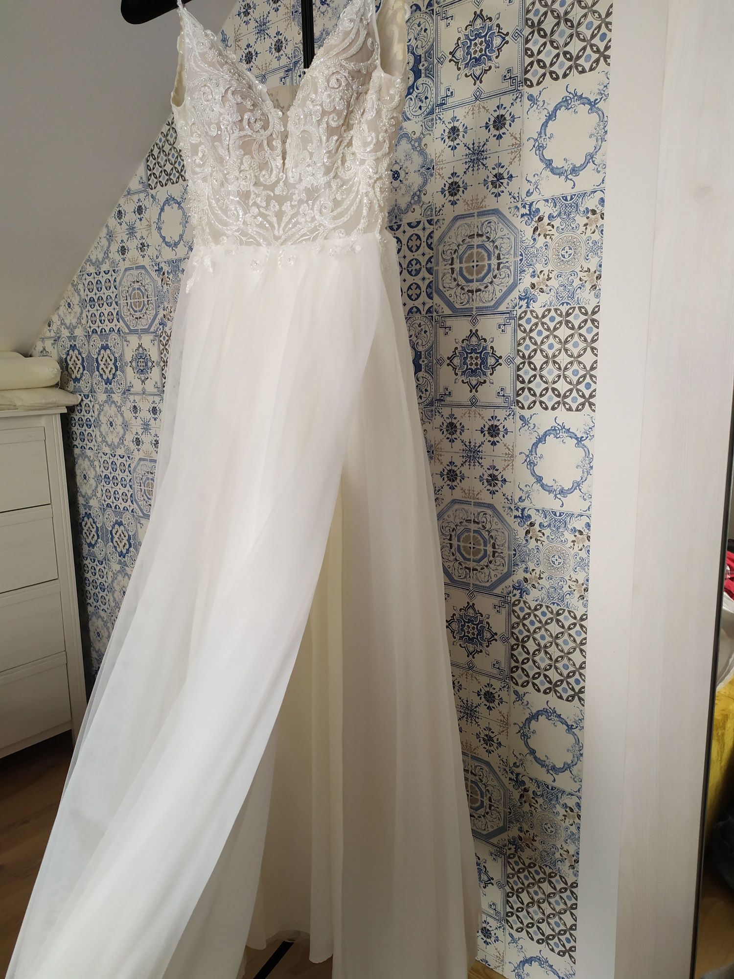 Suknia ślubna rozmiar 36 Herm's Bridal