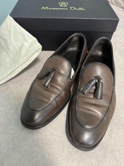 Чоловічі шкіряні лофери Massimo Dutti, 43 розмір