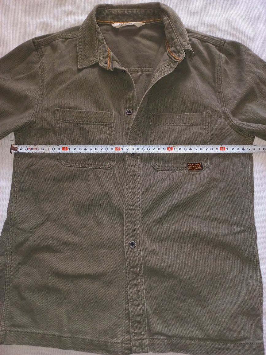 Джинсова куртка, рубашка 158-164 розмір