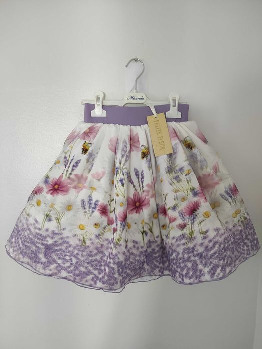 Saia tule Petite Fleur, 8 anos, NOVA