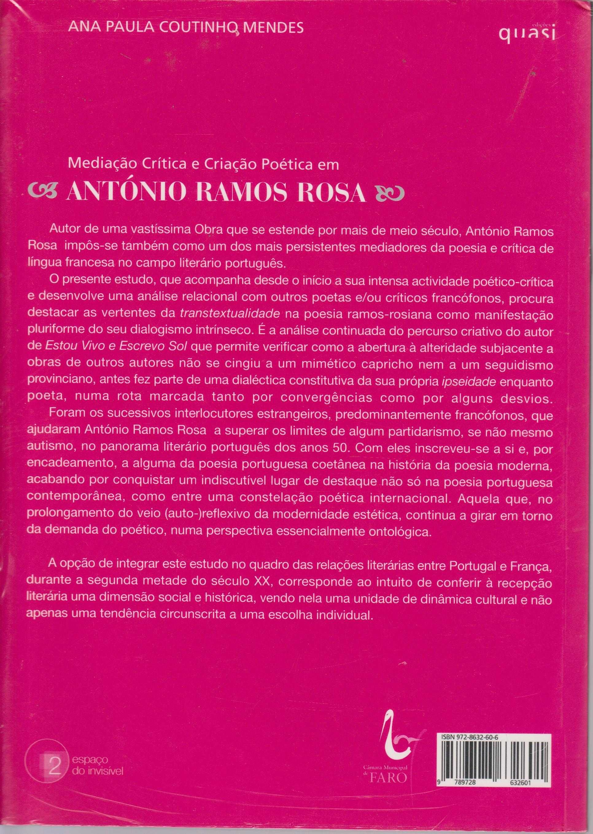 Mediação Crítica e Criação Poética em António Ramos Rosa