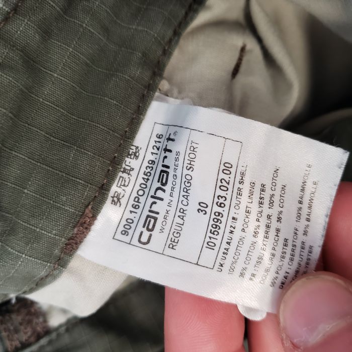 Carhartt шорты карго