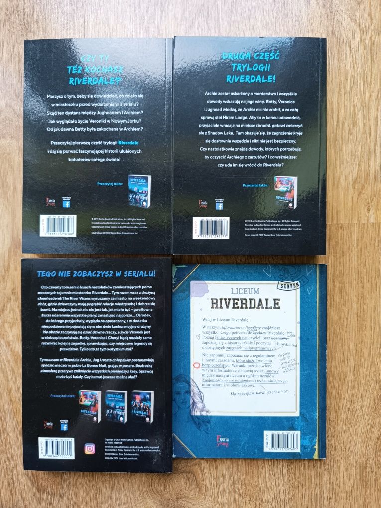 Zestaw 4 książek Riverdale