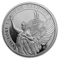 Монета Острова Святой Елены Добродетели Королевы Победа 2021 г. 31,1