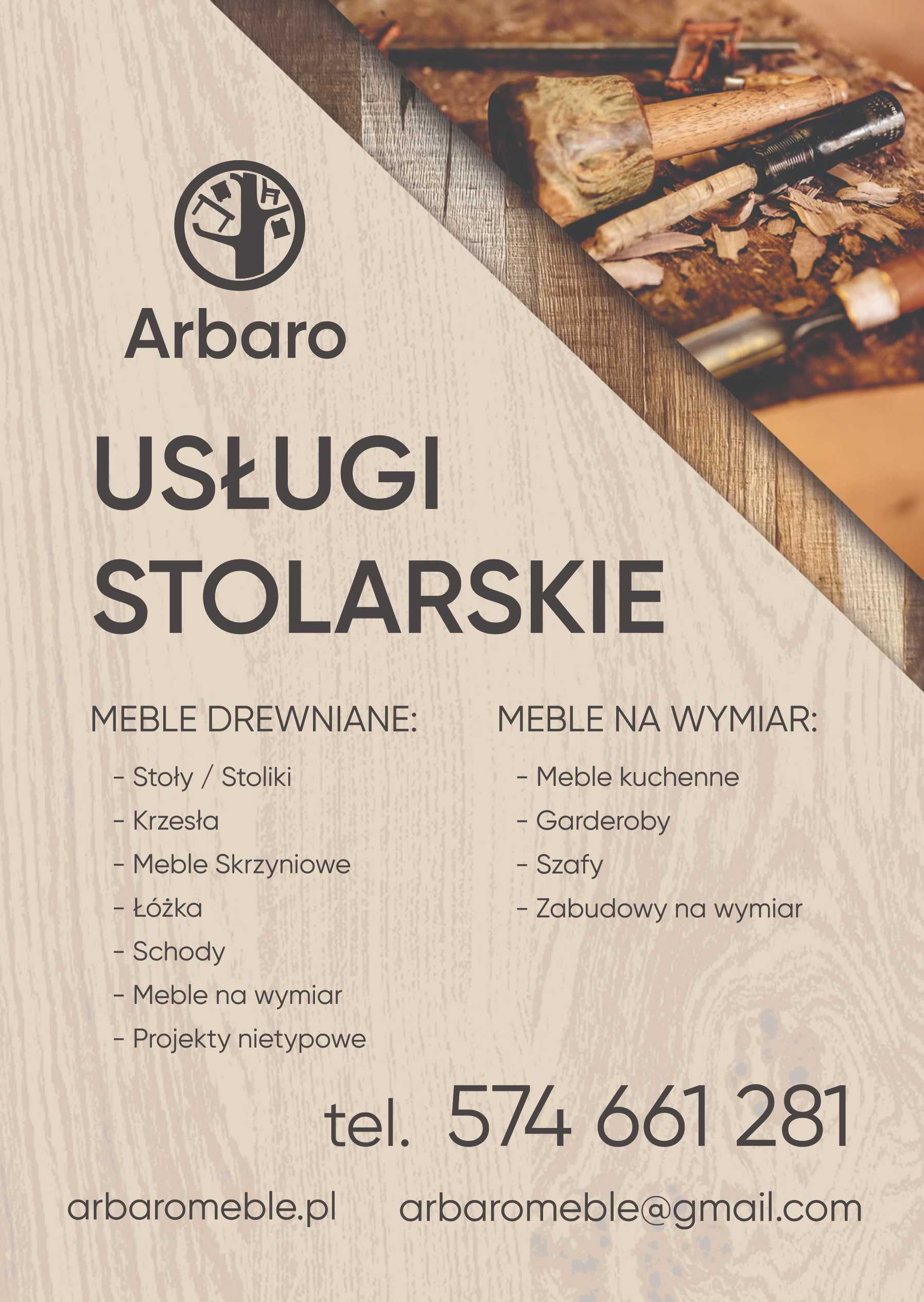 Stolik kawowy drewniany - lity dąb - okrągły - średnia 70 cm