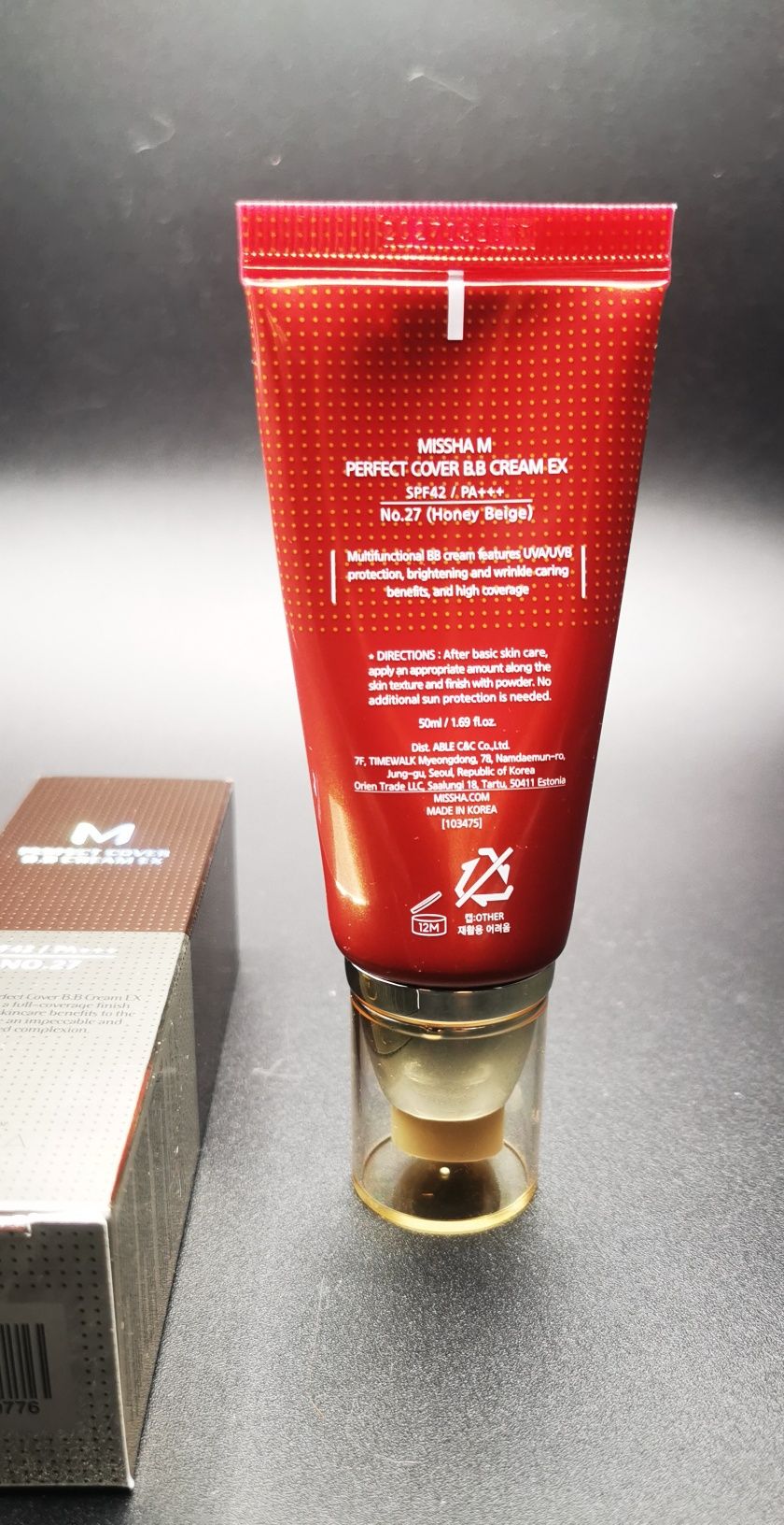Misha M perfect cover krem BB z filtrem SPF42/PA +++ No. 27