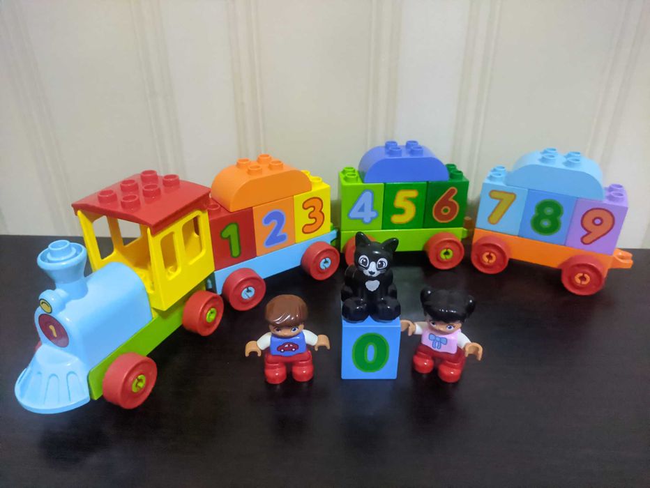 Lego Duplo Потяг Рахуй та грай поїзд лічба паровоз цифри поезд 10847